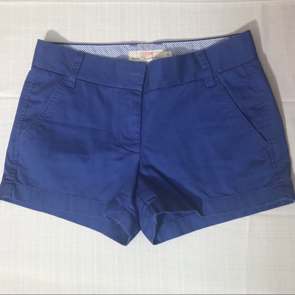 J crew blue broken in Chino Short